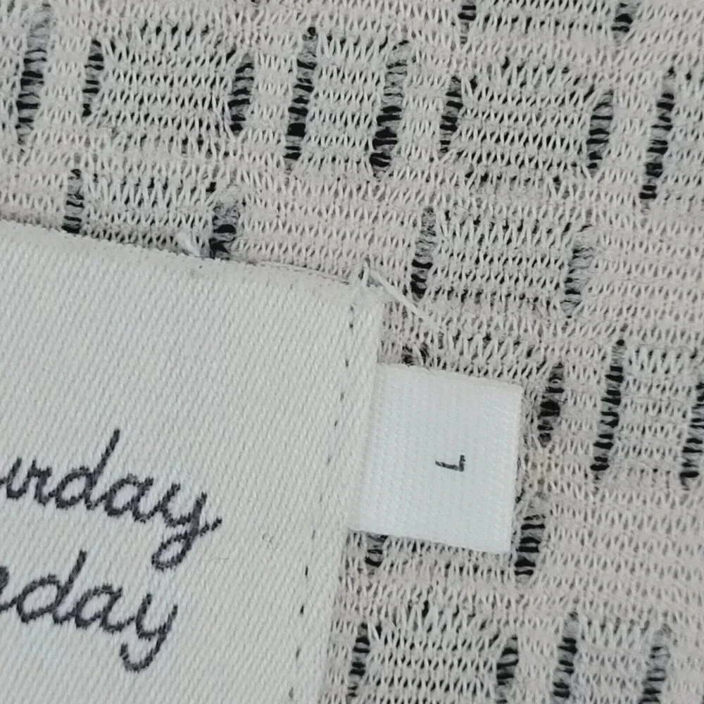 NWOT Anthropologie Saturday Sunday Sheath Knee Dress Patterned L  20CT - Picture 4 of 10